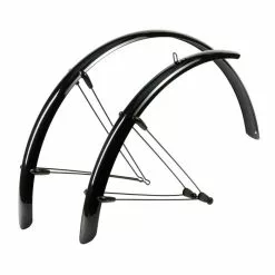 Hebie Steckschutzblech Set Rainline Schwarz Glänzend |