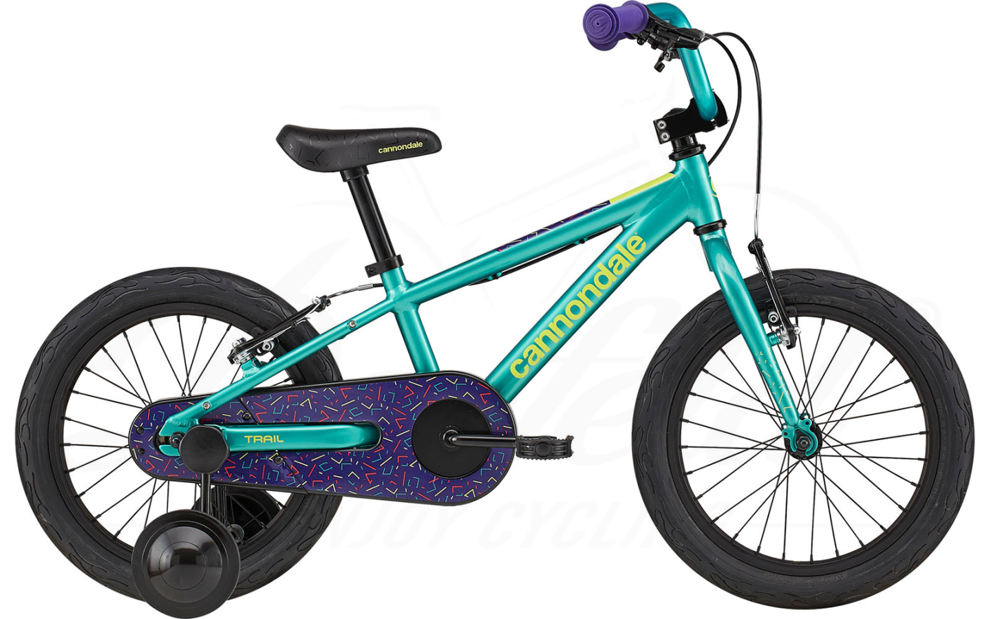 Cannondale Kids Trail Freewheel 16" Turquoise 3 Cannondale Kids Trail Freewheel 16" Turquoise